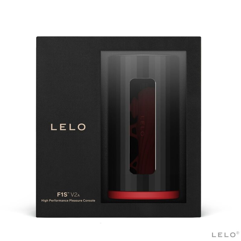 LELO - F1S V2 MASTURBATOR WITH SDK TECHNOLOGY RED - BLACK - The Intimacy Studio