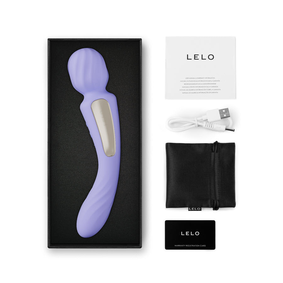 Lelo - Switch Vibrator Wand Double Stimulation Lilac