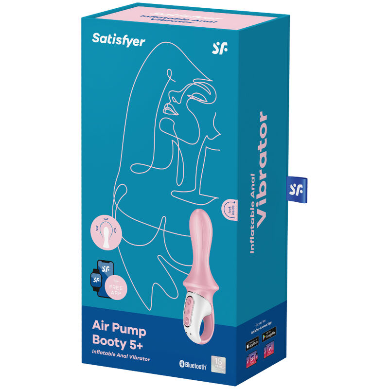 Satisfyer Air Pump Booty 5+ Inflatable Anal Vibrator