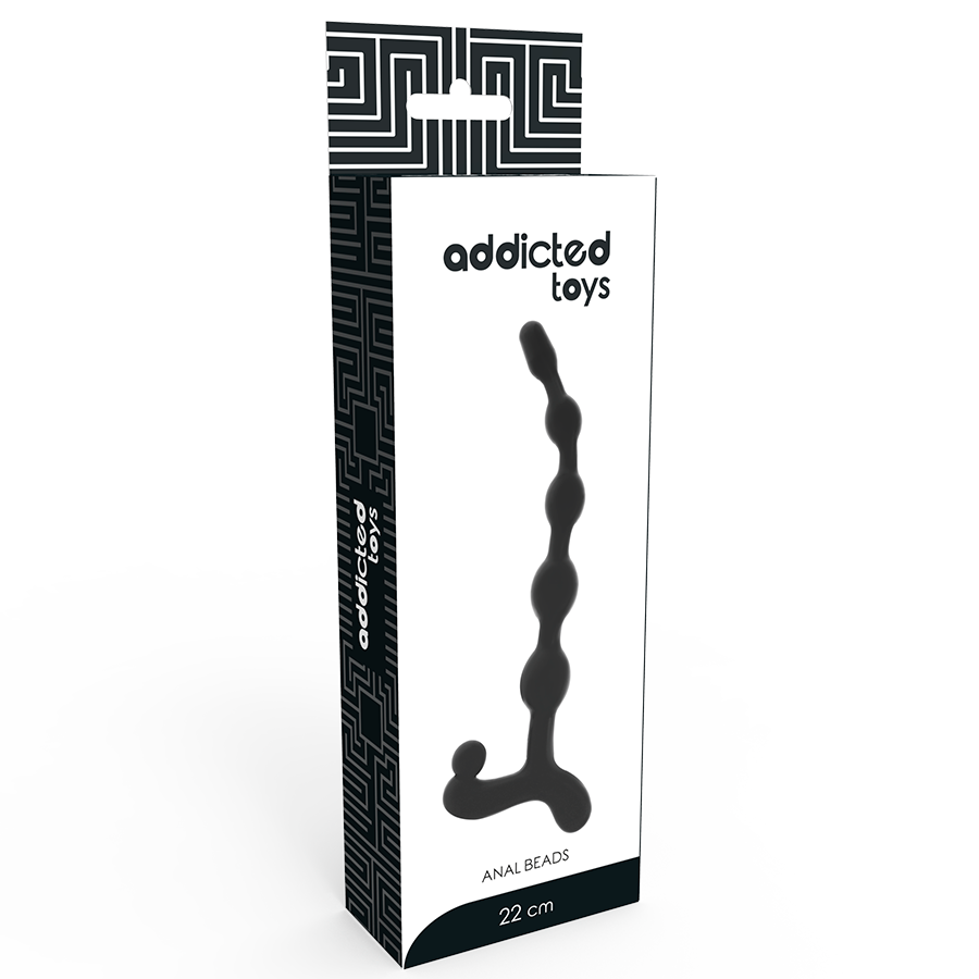 Addicted Toys - Boules Anales 22 Cm Noir