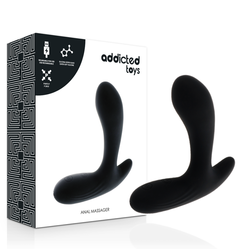 Addicted Toys - Masseur Anal Noir Vibration