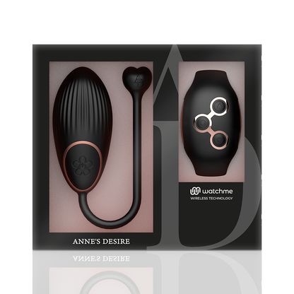 Anne's Desire - Egg Remote Control Technology Watchme Noir/Or