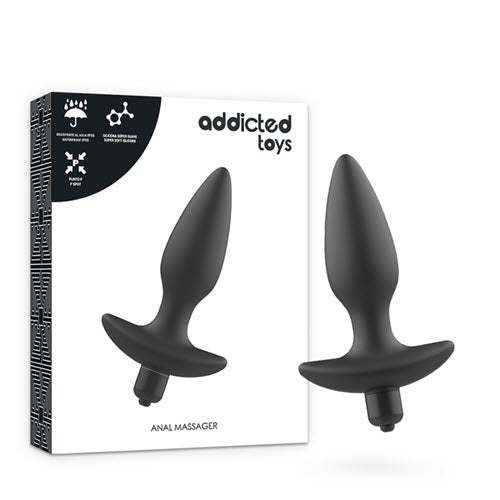 Addicted Toys - Massager Plug Anal With Vibration Black