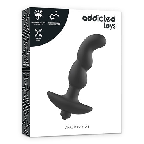 Addicted Toys - Masseur anal avec vibration noire modèle 2