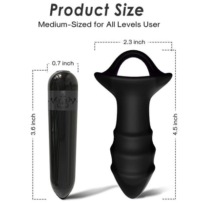 Armony - Vibromasseur à doigt et plug anal Kylin avec télécommande Noir