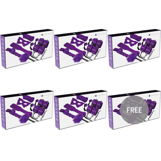 EXPERIENCE - BDSM FETISH KIT PURPLE SERIES 5+1 FREE - The Intimacy Studio