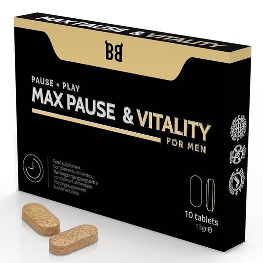 BLACK BULL - Max Pause & Vitality Retardant For Men 10 Capsules