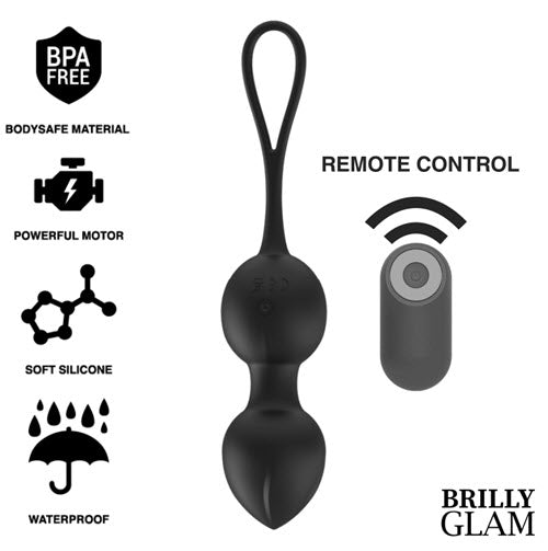 Brilly Glam - Vibrating Kegel Beads Remote Control