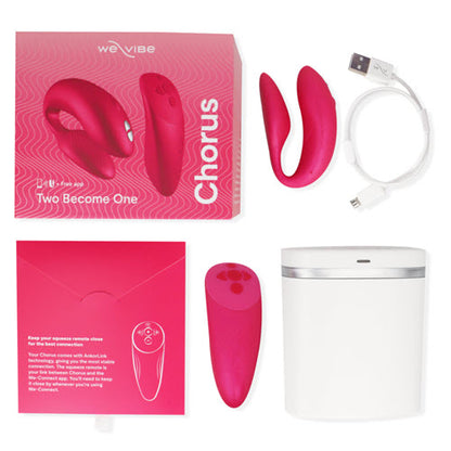 We-Vibe - Chorus Vibrator For Couples With Pink Squeeze Control