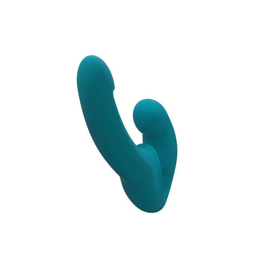 FUN FACTORY - SHARE LITE DOUBLE DILDO DEEP SEA BLUE - The Intimacy Studio