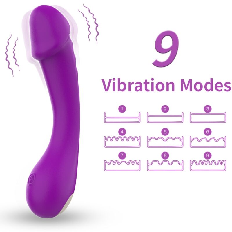 Armony - Dildo Vibrator G-Spot Silicone Purple