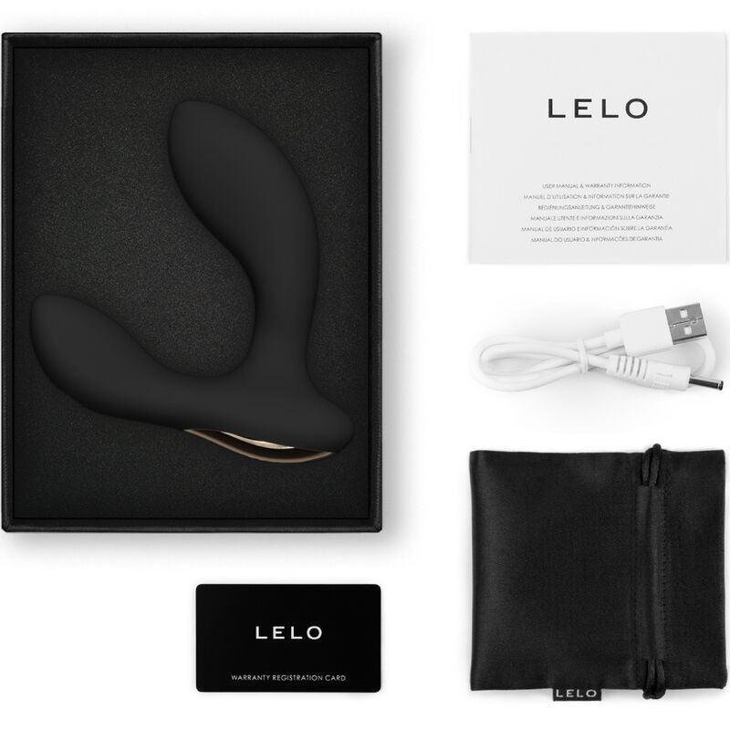 LELO - HUGO 2 BLACK PROSTATE MASSAGER - The Intimacy Studio