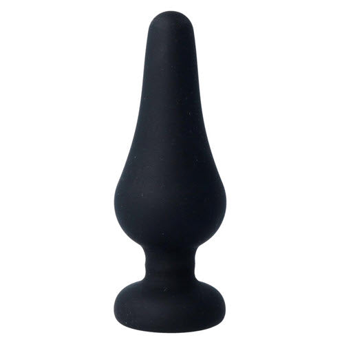 Intense - Anal Plug Pipo L Black Silicone 13 Cm