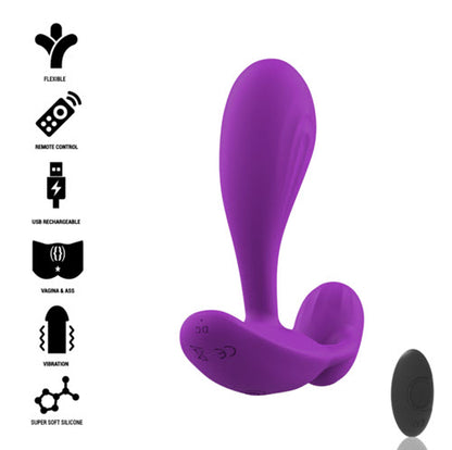 Intense - Shelly Plug Anal Remote Control Purple