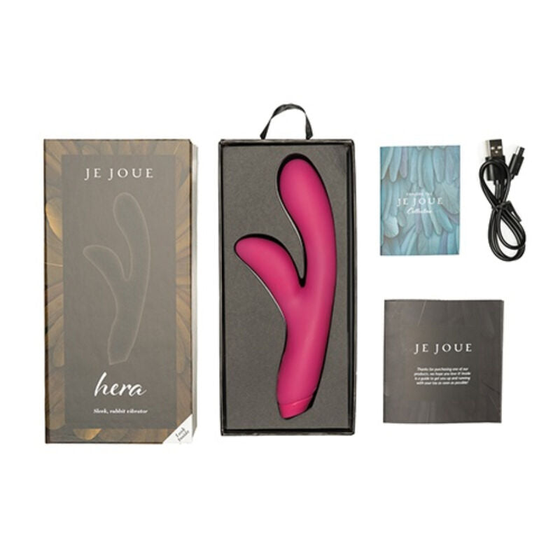 JE JOUE - HERA RABBIT VIBRATOR - FUCHSIA - The Intimacy Studio