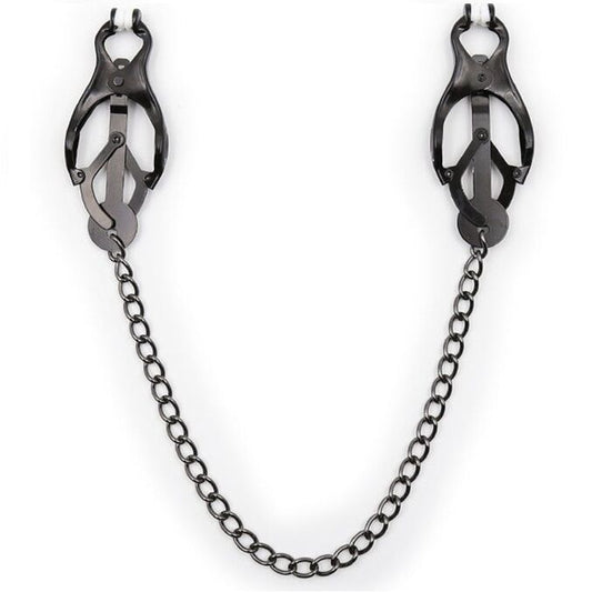 Japanese Nipple Clamps With Black Chain