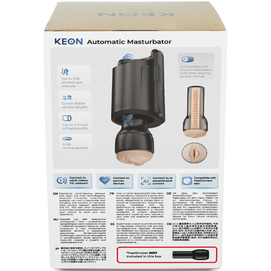Keon Interactive Masturbator Feel Stroker Not Included