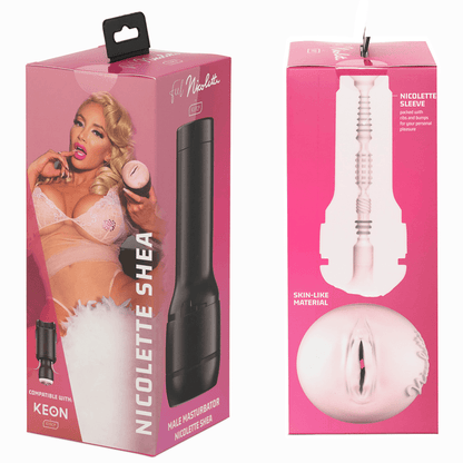 KIIROO - KEON + FEEL NICOLETTE SHEA STROKER + AQUA QUALITY LUBRICANT 50 ML - The Intimacy Studio