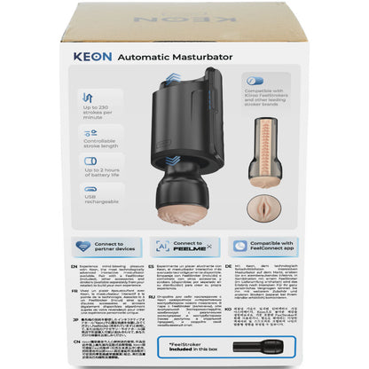 Kiiroo - Keon Wifi Combo Automatic Masturbator + Feel Stroker
