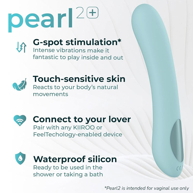 Kiiroo - Pearl 2+ G-Spot Vibrator - Turquoise
