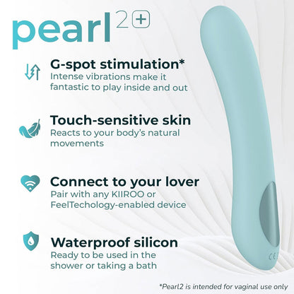 Kiiroo - Pearl 2+ G-Spot Vibrator - Turquoise