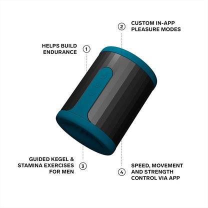 Lelo - F2s™ Teal Male Masturbator Blue