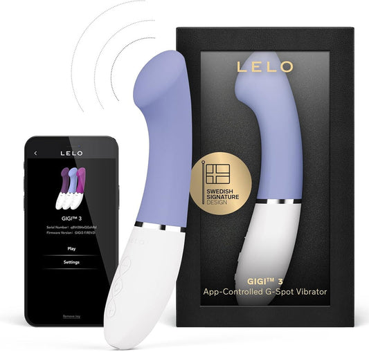 LELO Gigi 3 App-Controlled G-Spot Vibrator with 8 Pleasure Settings Blue