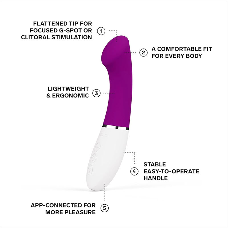 LELO Gigi 3 App-Controlled G-Spot Vibrator with 8 Pleasure Settings Pink