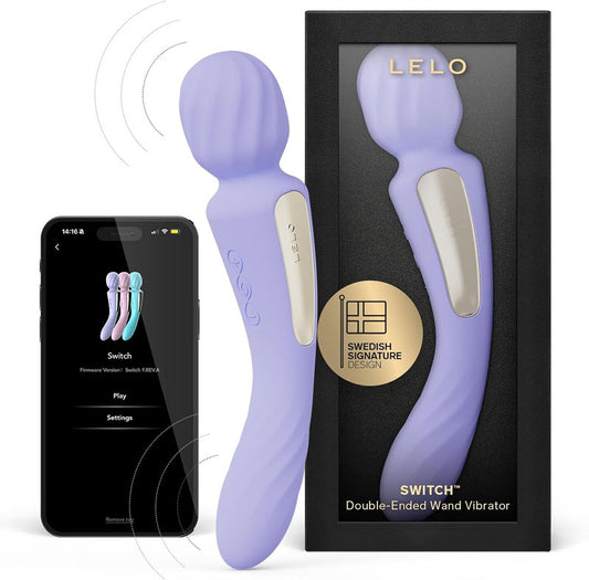Lelo - Switch Vibrator Wand Double Stimulation Lilac