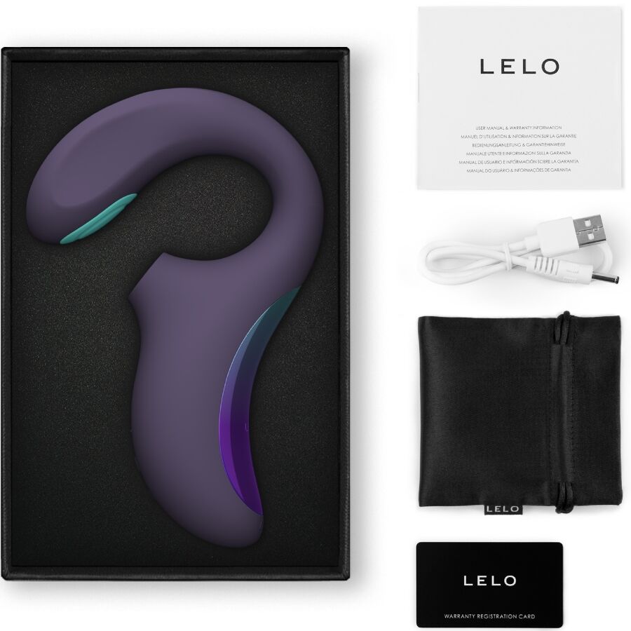 Lelo - Enigma Double Sonic Vibrator Point G Purple