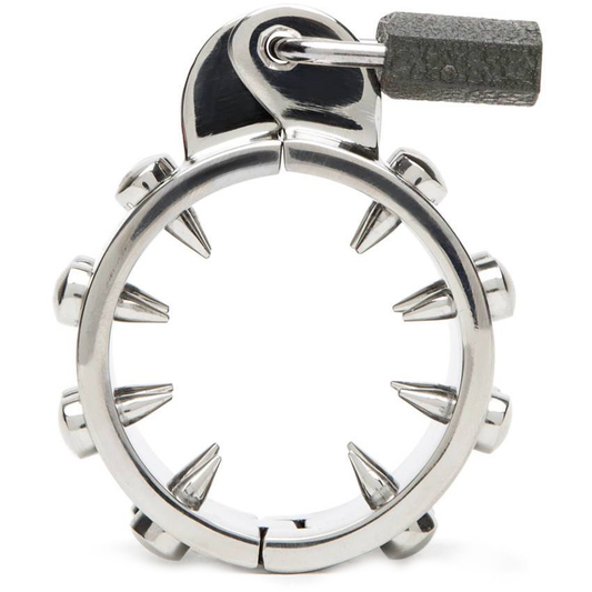 METAL HARD - ANTI-ERECTION CHASTITY RING - The Intimacy Studio