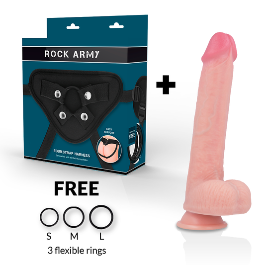 ROCKARMY - ARN S + LIQUID SILICONE DILDO PREMIUM KINGCOBRA 24 CM -O- 4.77 CM - The Intimacy Studio