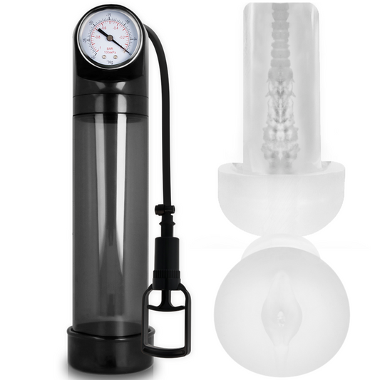 PUMP ADDICTED - RX9 BLACK WITH MASTURBATOR - The Intimacy Studio