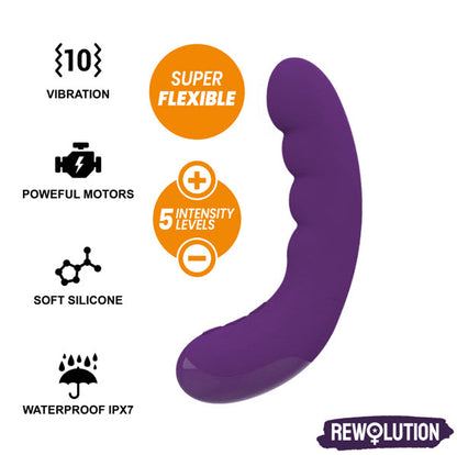 Rewolution - Vibromasseur flexible rechargeable Rewocurvy