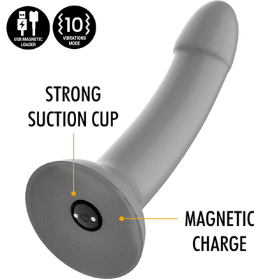 Mythology - Rune Majestic Dildo S - Vibromasseur Watchme Technologie Sans Fil Compatible