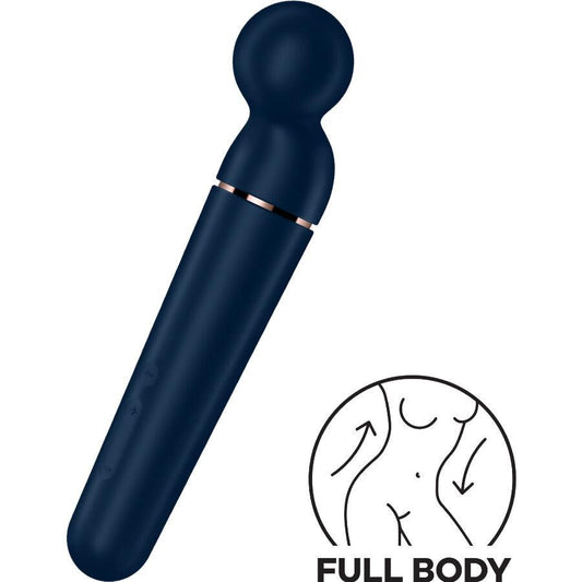 SATISFYER - PLANET WAND-ER VIBRATOR MASSAGER BLUE - The Intimacy Studio