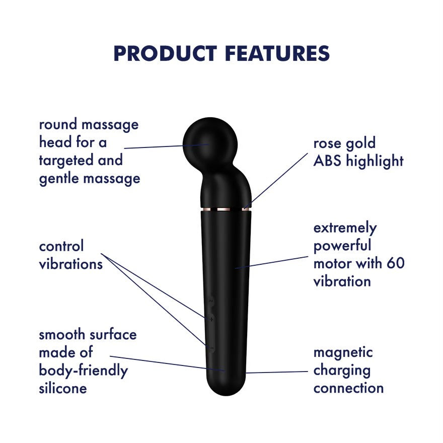 Satisfyer - Planet Wand-Er Vibromasseur Masseur Noir