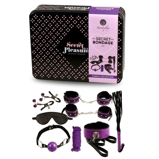 Secretplay - Bdsm Set 8pcs Purble /Black