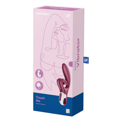 Satisfyer - Lapin vibrant Touch Me Rouge