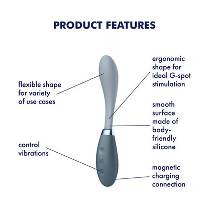 Satisfyer - G-Spot Flex 3 Multi Vibrator Grey