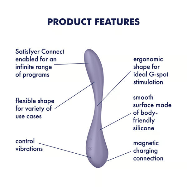 Satisfyer - G-Spot Flex 5 Multi Vibrator Lilac