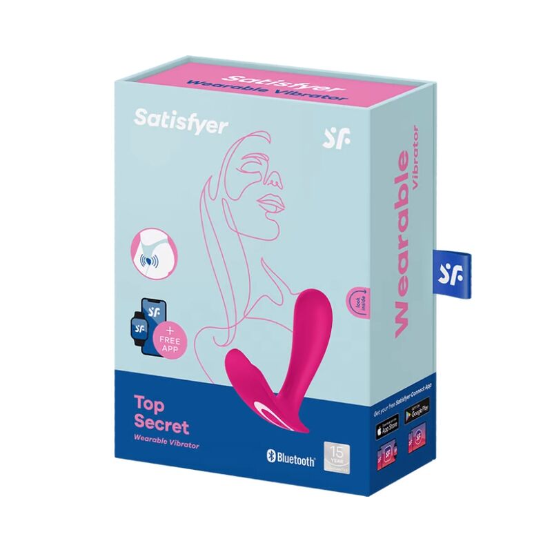 Satisfyer - Vibromasseur Top Secret Rose