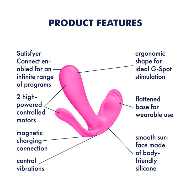 Satisfyer - Top Secret+ Vibrator Pink