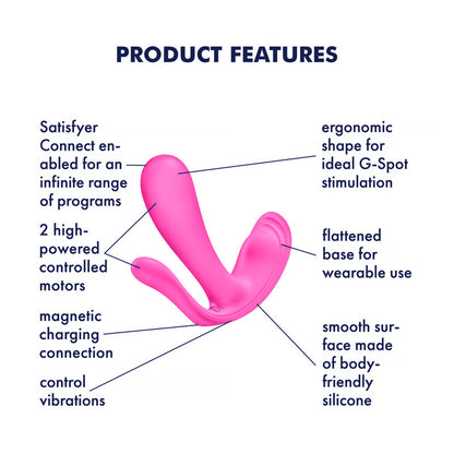 Satisfyer - Top Secret+ Vibrator Pink