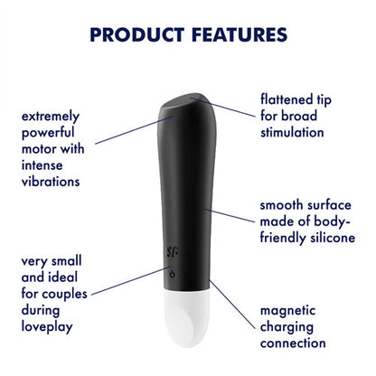 Satisfyer - Écouteurs Bullet 2 Ultra Power Noir