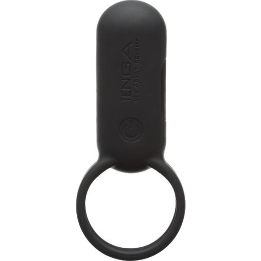 TENGA - SVR SMART BLACK VIBRATOR RING - The Intimacy Studio