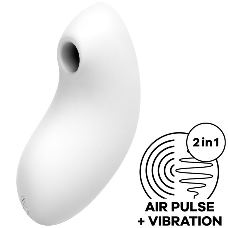 Satisfyer - Stimulateur et vibrateur à impulsion d'air Vulva Lover 2 Blanc