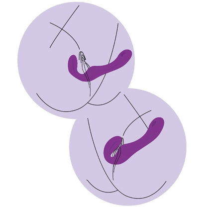 Xocoon - 2 In 1 Strapless Strap-On Vibrator With Remote Control