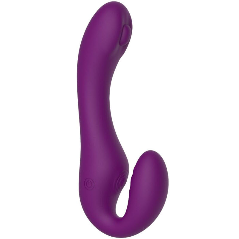 Xocoon - 2 In 1 Strapless Strap-On Vibrator With Remote Control