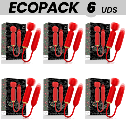 ECOPACK 6 UNITS - MIA TOSCANA DOUBLE PLEASURE WAND + UP AND DOWN - The Intimacy Studio